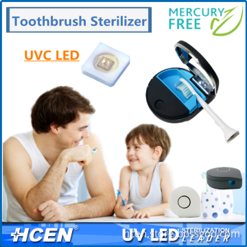 USB Rechargeable UV LED Sanitizer Electric Toothbrush Sterilizer